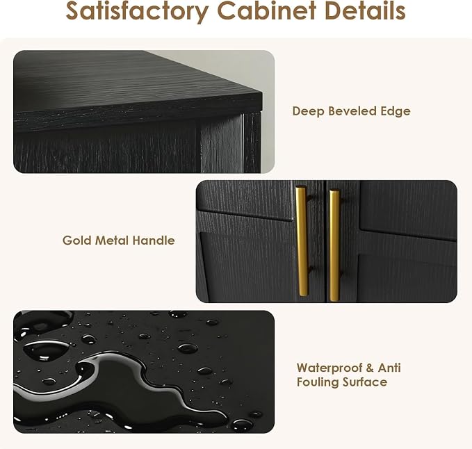 67'' Modern TV Stand for TVs up to 75'', Modern Long Media Console - Image 4