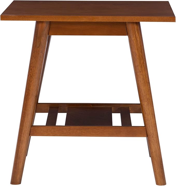 Linon Melissa Mid-Century Walnut End Table - Image 7