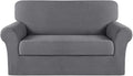 Turquoize Stretch Sofa Slipcover 2 Pieces Sofa Cover Couch Cover by Turquoize