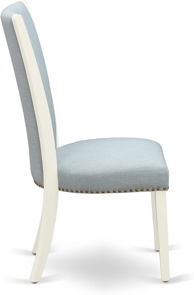 East West Furniture VEP2T15 Verona Parson Dining Chairs - Image 5