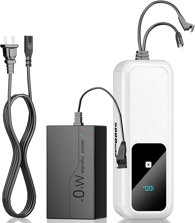 【5.0Ah High Capacity】Universal Rechargeable Battery Pack by BuyNow-TenHuttSmartBattery