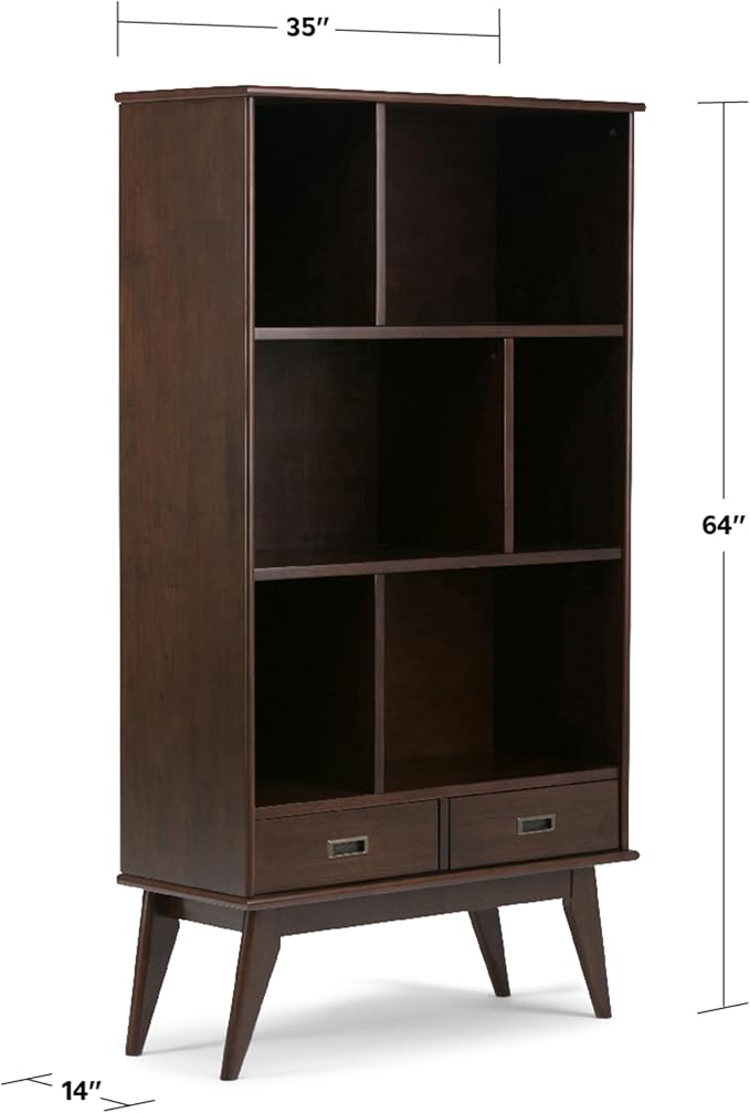 SIMPLIHOME Draper Bookcase - Image 2