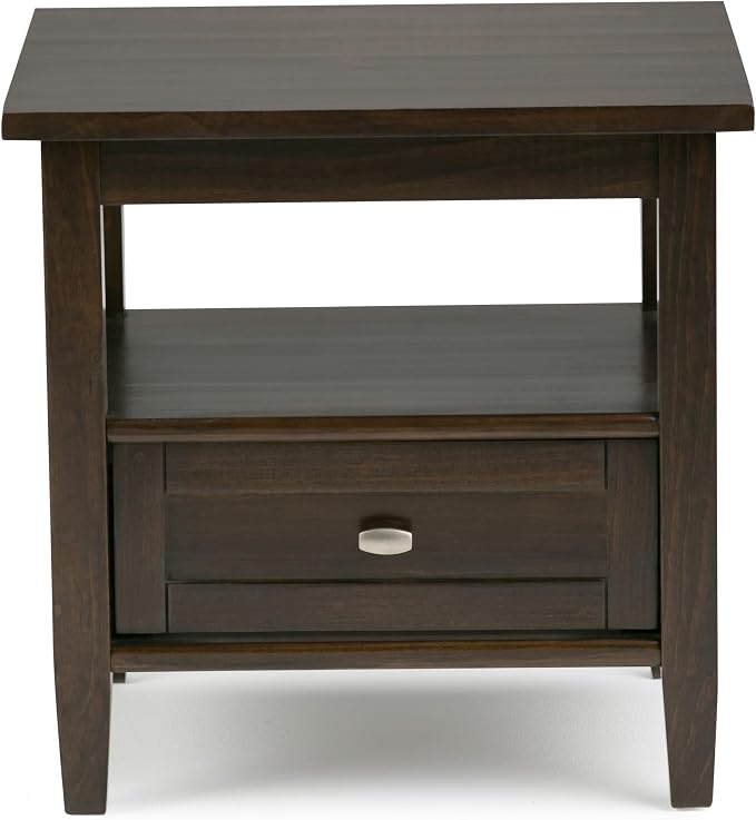 SIMPLIHOME Warm Shaker Solid Wood Transitional-Style 36-inch Wide Coffee Table - Image 8