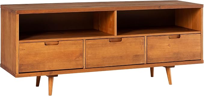Walker Edison 3-Drawer Mid Century Modern Wood TV Stand by WalkerEdison