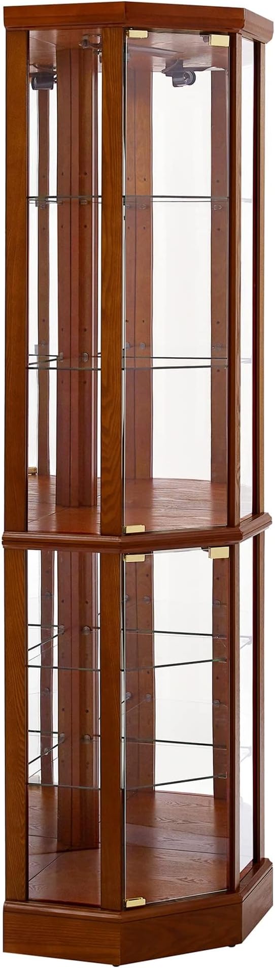 Glass Corner Display Cabinet - Image 9