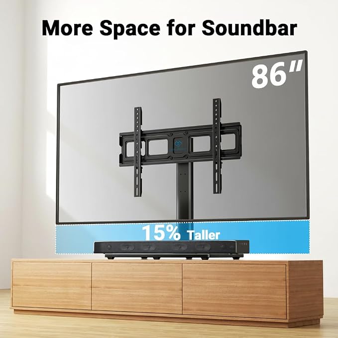PERLESMITH Swivel Universal TV Stand Mount - Image 7