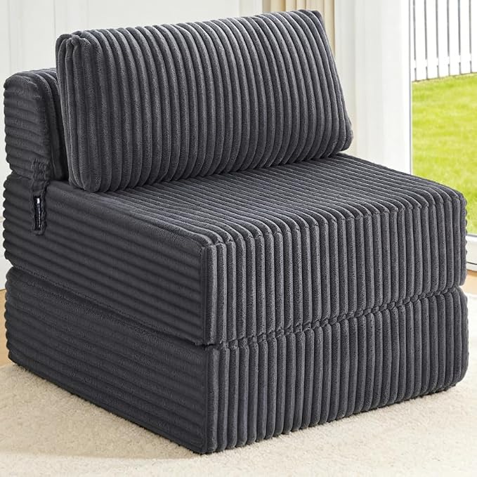 4-in-1 Folding Sofa Bed Convertible Boneless Sleeper Chair Couch Foldable by Unknown