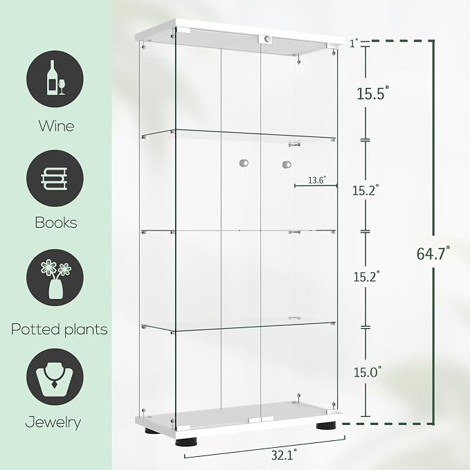 FANYUSHOW Glass Display Cabinet - Image 2