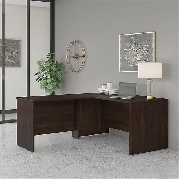 Bush Business Furniture Studio C 60W x 24D Credenza Desk in Modern Hickory - Image 2