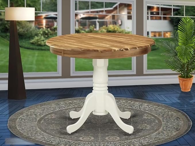 East West Furniture AMT-NLW-TP Antique Dining Table - Image 2