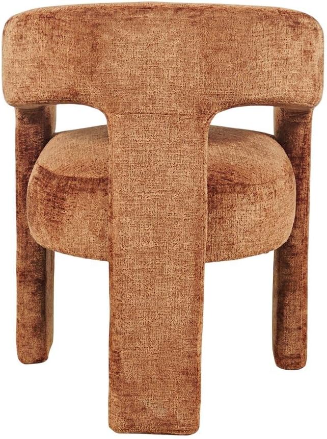 Jofran Gwen Jacquard Upholstered Accent Chair, Modern Luxury Plush Sculptural - Image 6