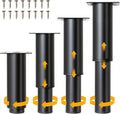 4-piece Adjustable Furniture Legs Set, Adjustable in Height from 4.72 inches to by Unknown