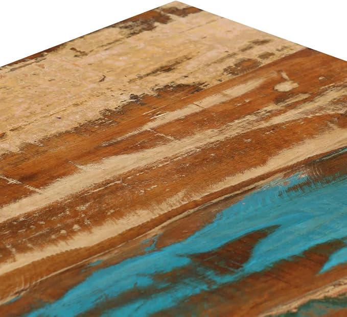 Solid Reclaimed Wood Coffee Table 39.4x19.7x13.8 Inches - Image 6