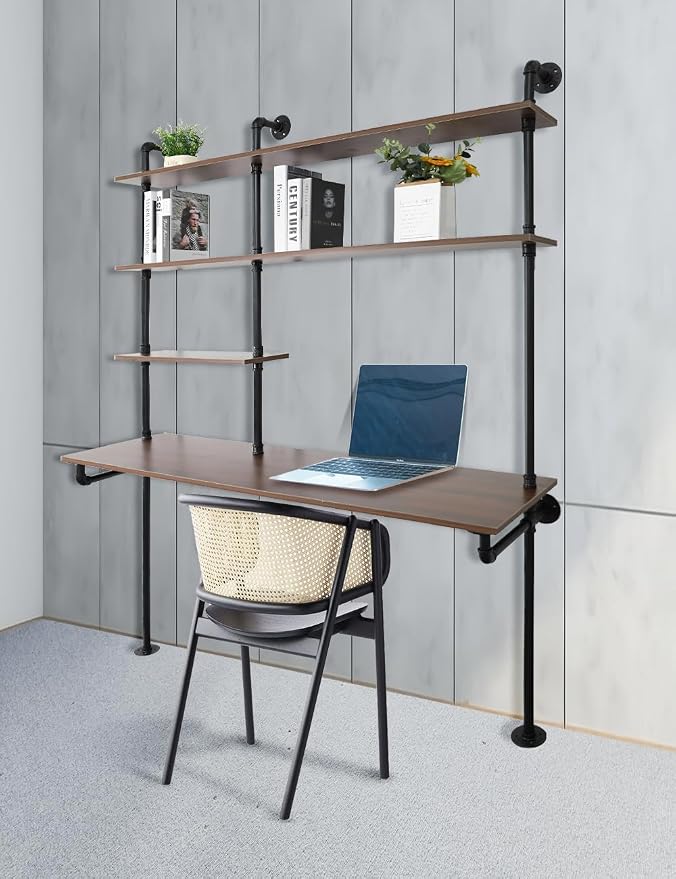 Industrial Pipe Computer Desk - Image 4