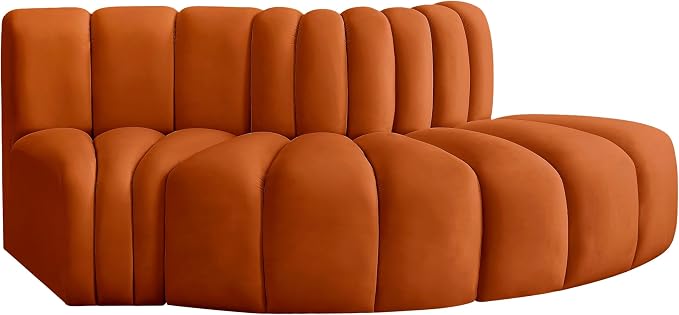 Meridian Furniture 103Cognac-S3E Arc Collection Modern | Contemporary Modular - Image 8