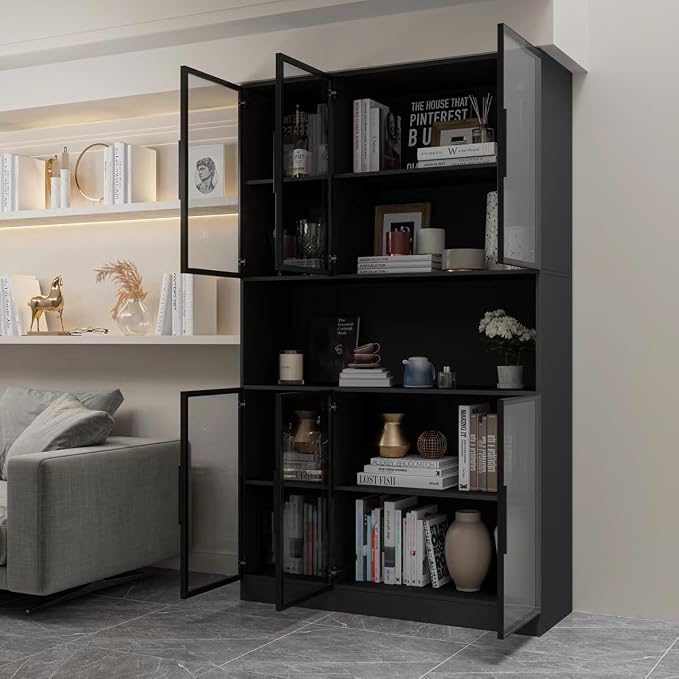 Mekminop Glass Doors Display Cabinet - Image 3