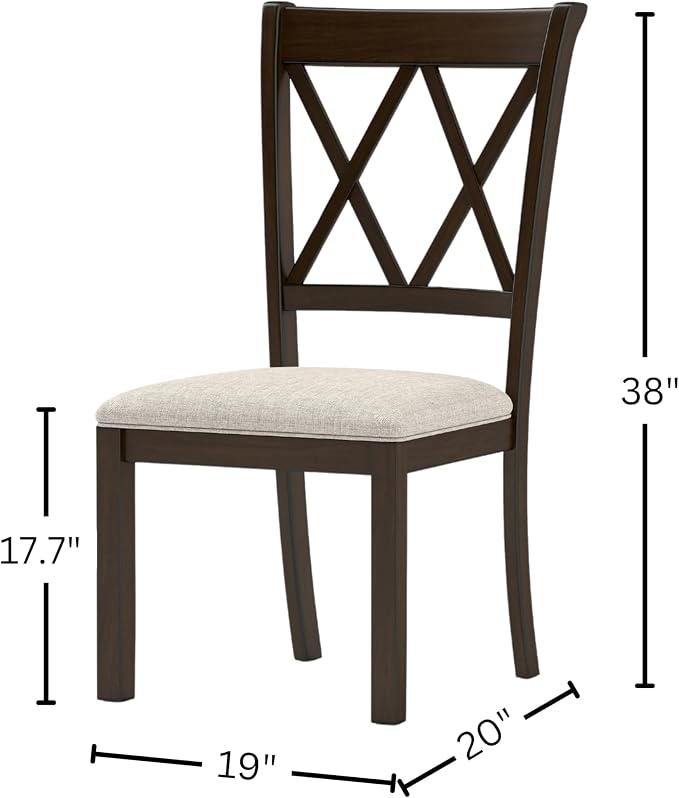 Roundhill Furniture Windvale Fabric Upholstered Dining Chair - Image 2