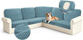 Arfntevss Sectional Couch Covers L Shape Couch Cushion Covers Slipcovers Fitted by Arfntevss