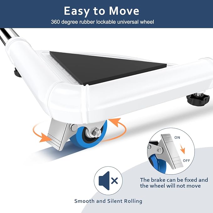 SPACECARE Mini Fridge Stand Mobile Roller, Adjustable Furniture Dolly - Image 3