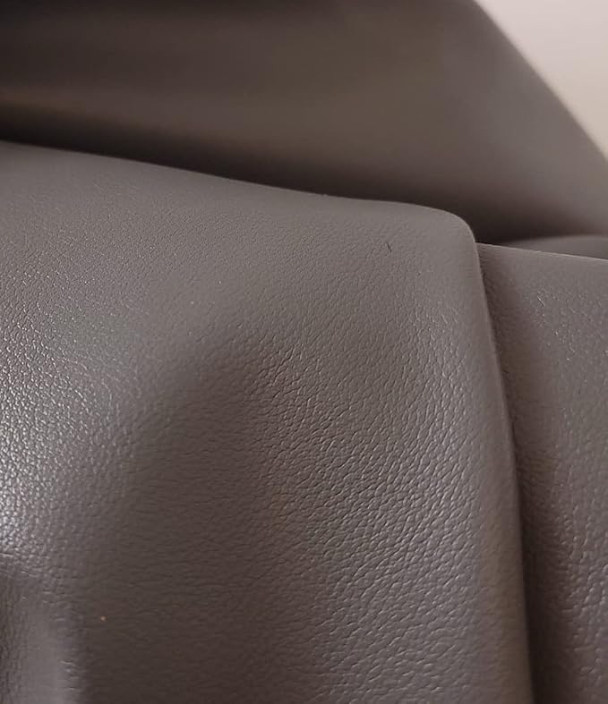 NAT Leathers | Gray Soft Faux Vegan Leather PU | 4 Yards Cut by The Yard | - Image 5