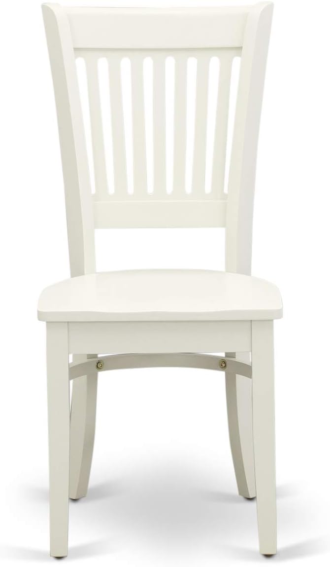 East West Furniture NDVA3-LWH-W 3 Piece Modern Dining Table Set Contains a - Image 8