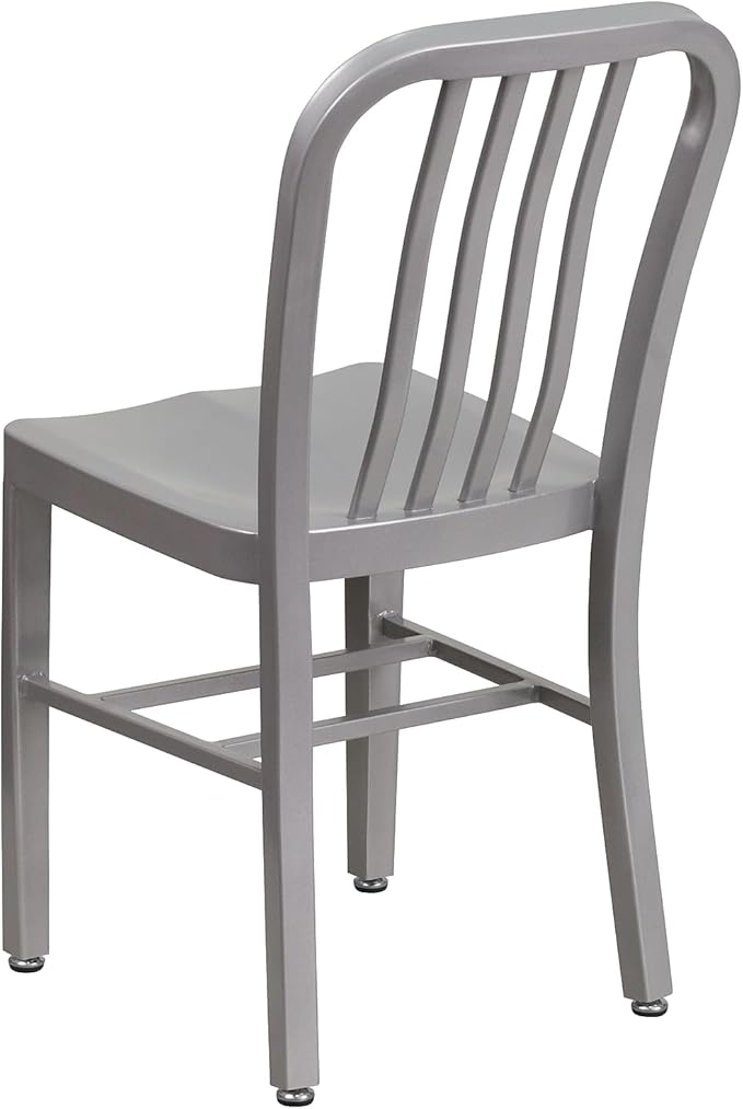 Flash Furniture Gael Indoor/Outdoor Modern Metal Dining Chairs, - Image 6