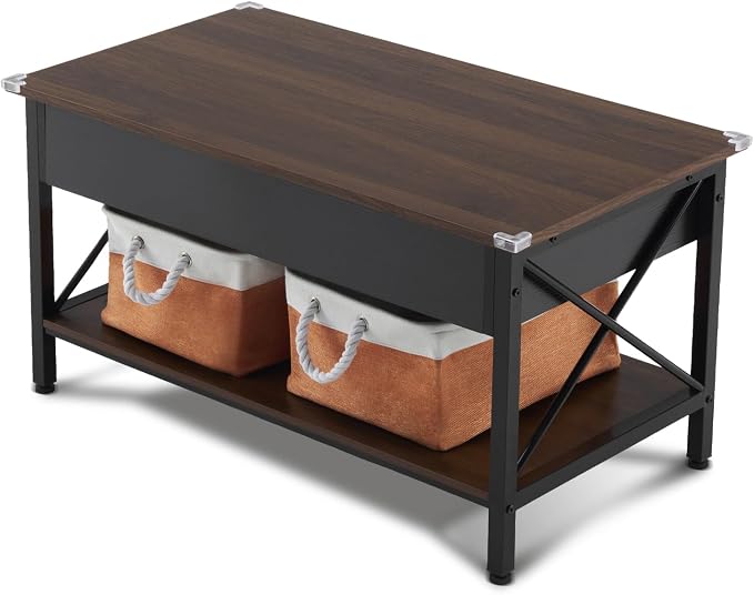 VINGLI 36" Lift Top Coffee Table - Image 6
