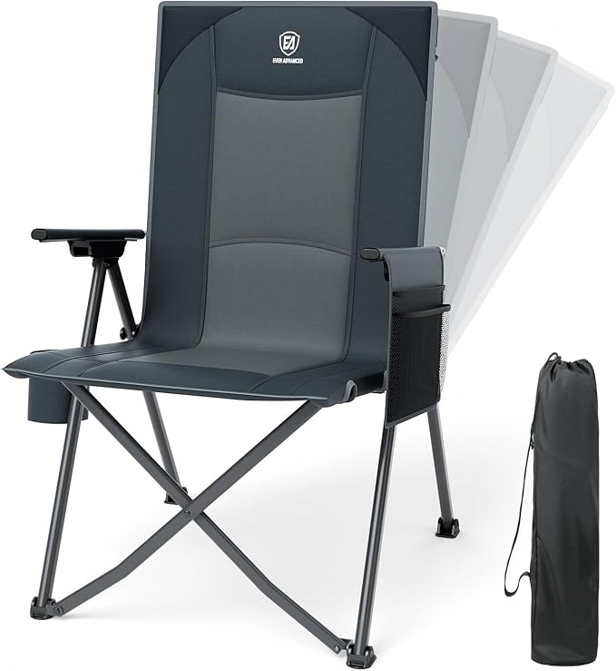 EVER ADVANCED Reclining Camping Chairs by EVERADVANCED