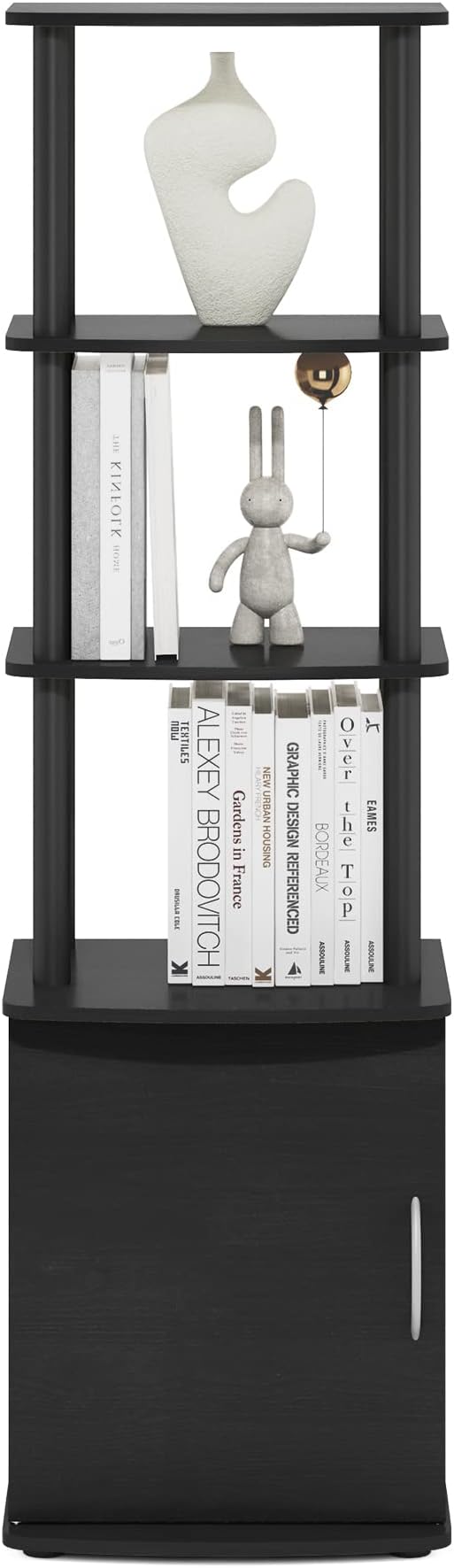 Furinno Turn-N-Tube Tall TV Entertainment Side Table Display Rack - Image 3