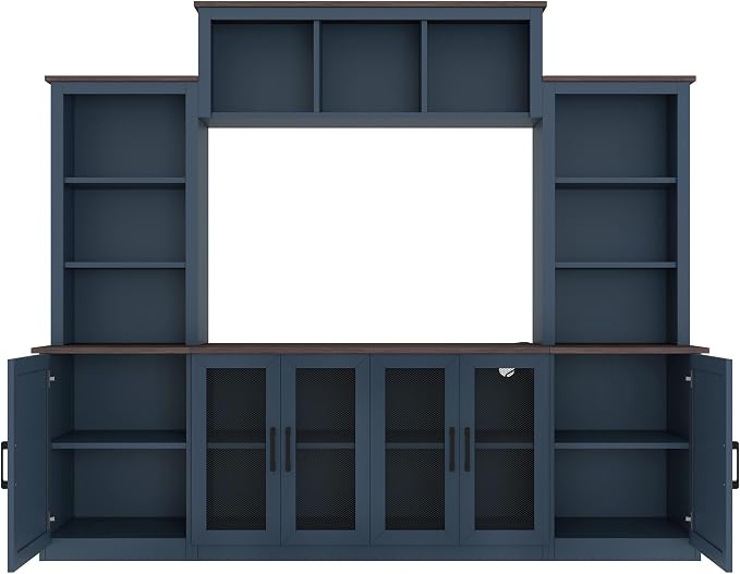 LUMISOL 4-Piece Entertainment Center Wall Unit - Image 9