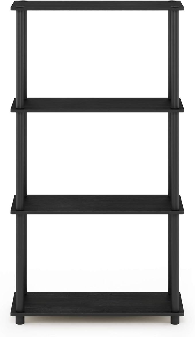 Furinno Turn-N-Tube 4-Tier Multipurpose Shelf Display Rack, Round Tubes - Image 6
