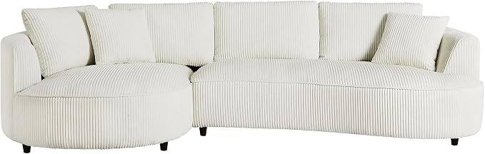 122.04'' Curved Sectional Sofa Couch - Image 7