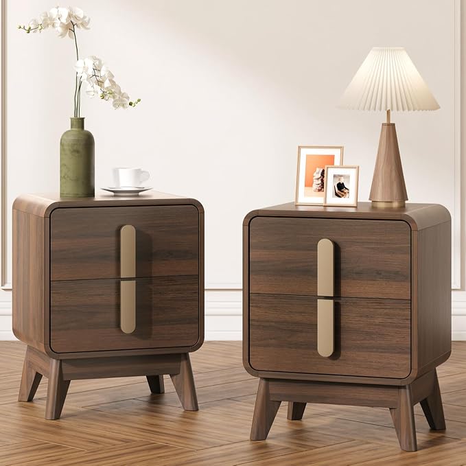 JOINICE, Nightstands Set of 2, Mid Century Modern Nightstand by Joinice