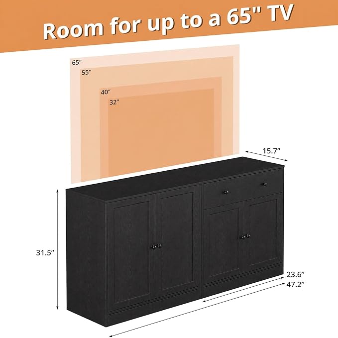 TUSY 71" TV Stand Storage Set - Image 5