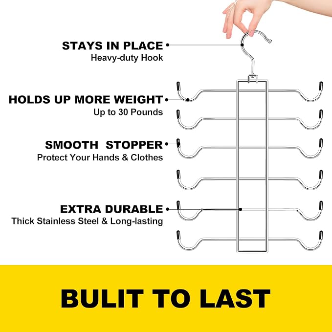 1 Pack Tank Top Hanger Space Saving, Closet-Organizer-and-Storage - Image 3