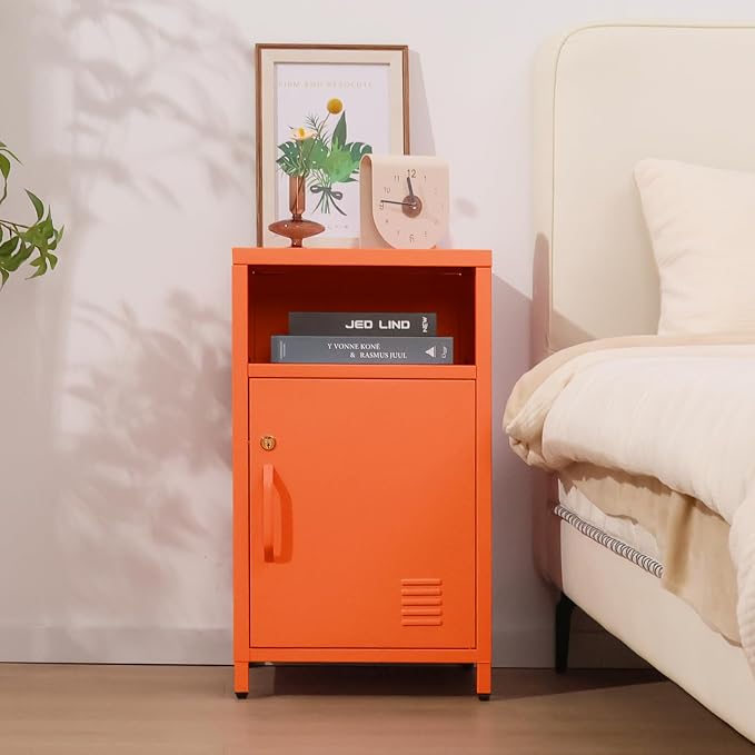 ALBAD Compact Metal Nightstand - Image 3