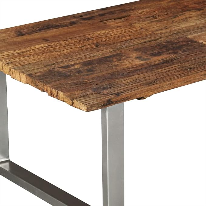 Coffee Table Solid Reclaimed Wood 39.4"x23.6"x15", End Tables, Living Table - Image 7