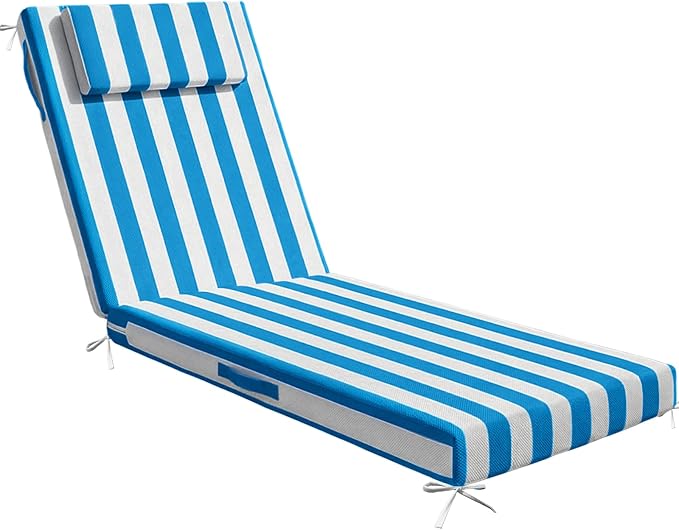Outdoor Lounge Chair mat, 72 inches x 21 inches, Waterproof Chaise Lounge by Unknown