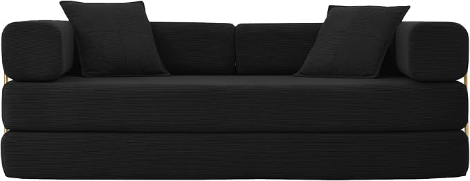 HANXIN 78 Inch Convertible Sleeper Sofa Bed, Folding Floor Mattress Couch - Image 6
