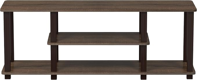 Furinno Turn-N-Tube No Tools 3D 3-Tier Entertainment TV Stand up to 50 inch TV - Image 5