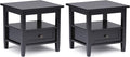 SIMPLIHOME Warm Shaker Solid Wood 20 inch Wide Transitional-Style End Tables in by SimpliHome