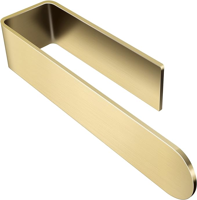 Taozun Towel Holder Gold Hand Towel Rack Adhesive Towel Bar Stick on Towel Ring by Taozun