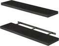 Fixwal Floating Shelves for Wall, 35.4" Long Heavy Duty Wall Mounted Rustic by Fixwal