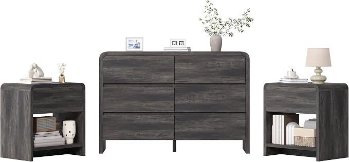 AMERLIFE Modern 3-Piece Bedroom Furniture Set - Image 9