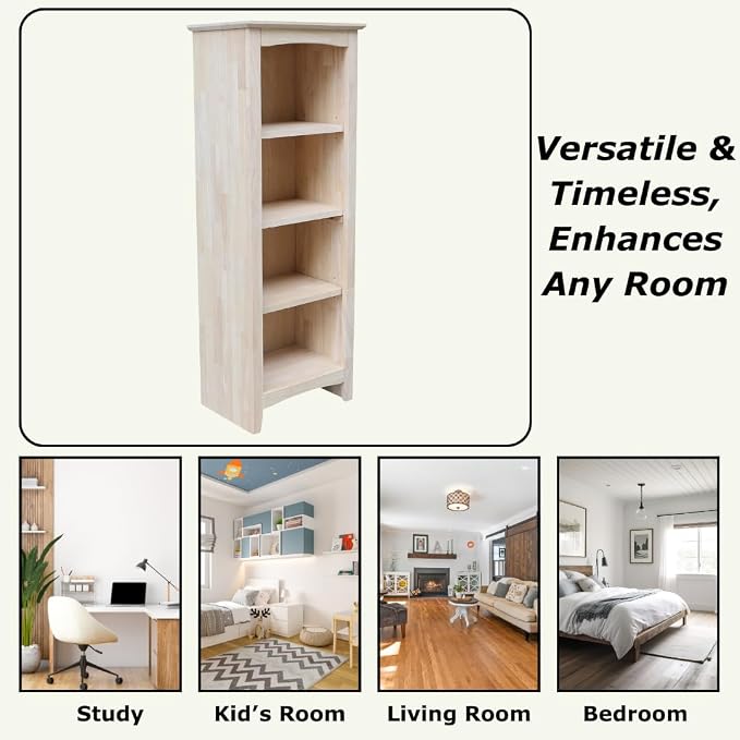 Solid Wood Shaker Bookcase - Image 6