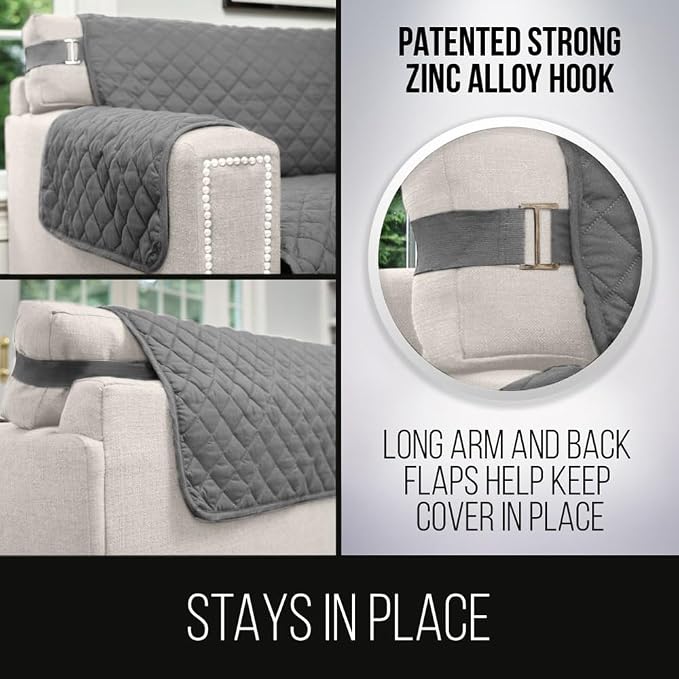 Sofa Shield® Couch Slip Covers for Dogs, Reversible Furniture Protector - Image 4