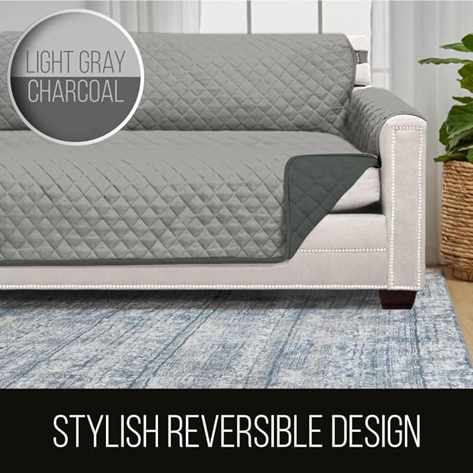 Sofa Shield Couch Slip Covers for Dogs, Reversible Furniture Protector - Image 5