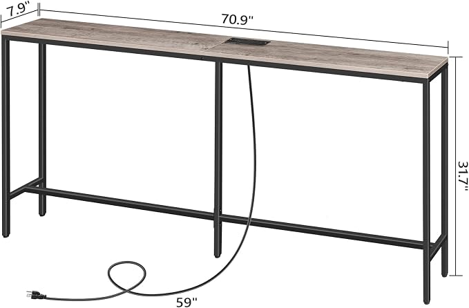 MAHANCRIS 70.9'' Console Table - Image 3