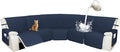 Arfntevss Recliner Sectional Couch Covers 1OO% Waterproof L Shape Sofa Cover by Arfntevss
