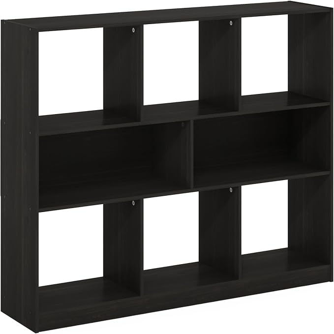 Furinno DALY Book Shelf, 8-Cube Bookshelf, Horizontal Cube Storage Organizer - Image 5